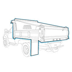 A sketch of a Dump Body